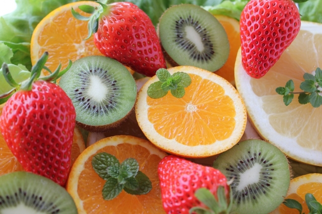 ビタミン、ミネラルは野菜や果物から摂取！